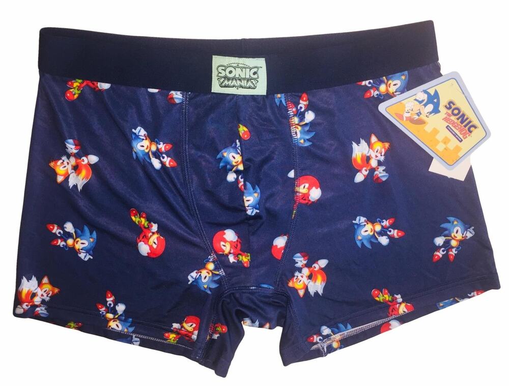 Sonic The Hedgehog Men’s Boxer Brief Lounge Wear Underwear Size M NWT